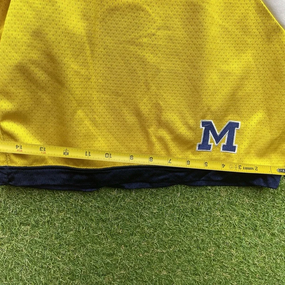 Michigan Wolverines Adidas Shorts Mens Extra Large Team Issued Basketball Y2K